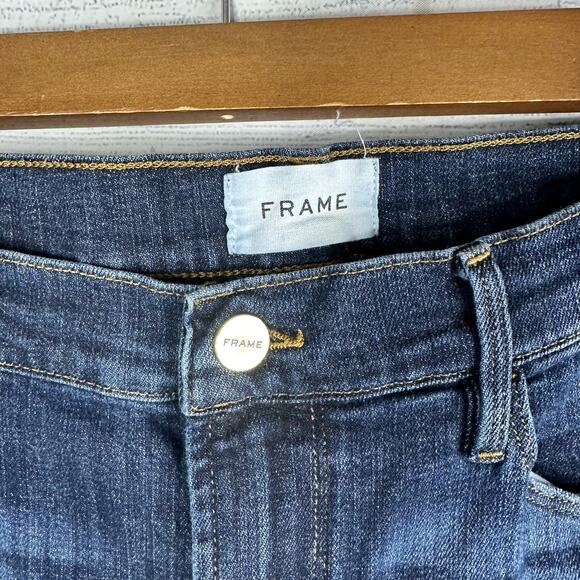 FRAME Womens size 33 Le Garçon Crop Covant Denim Jeans LGJC6540 - Picture 7 of 13